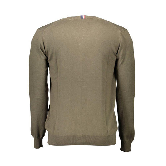 U.S. POLO ASSN. Green Cotton Sweater US-9216-XXL