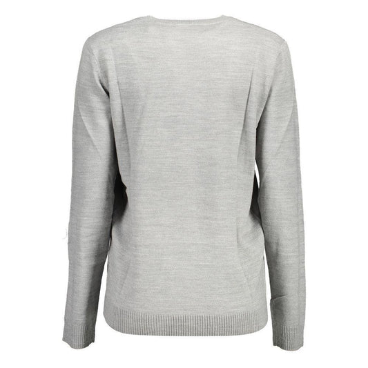U.S. POLO ASSN. Gray Nylon Sweater US-16961-L