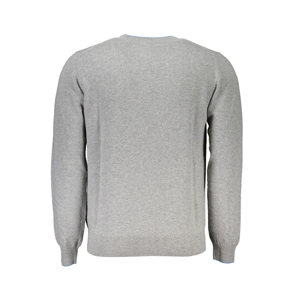 Harmont & Blaine Gray Fabric Sweater HA-23584-L