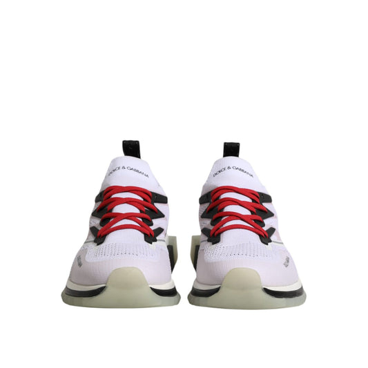 Dolce & Gabbana White SORRENTO Sport Stretch Sneakers Shoes