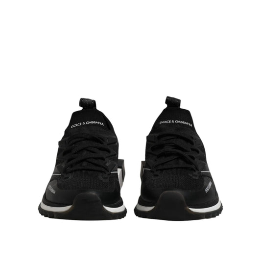 Dolce & Gabbana Black SORRENTO Lace Up Men Sneakers Shoes