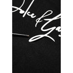 Dolce & Gabbana Black Hooded Logo Print Sweatshirt Sweater