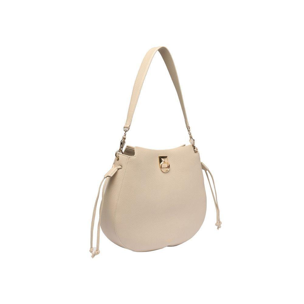 Front view with bag zipped and handles upright.