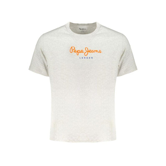 Pepe Jeans Gray Cotton T-Shirt