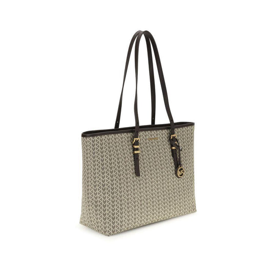 Michael Kors Quinn large jacquard logo Tote Bag