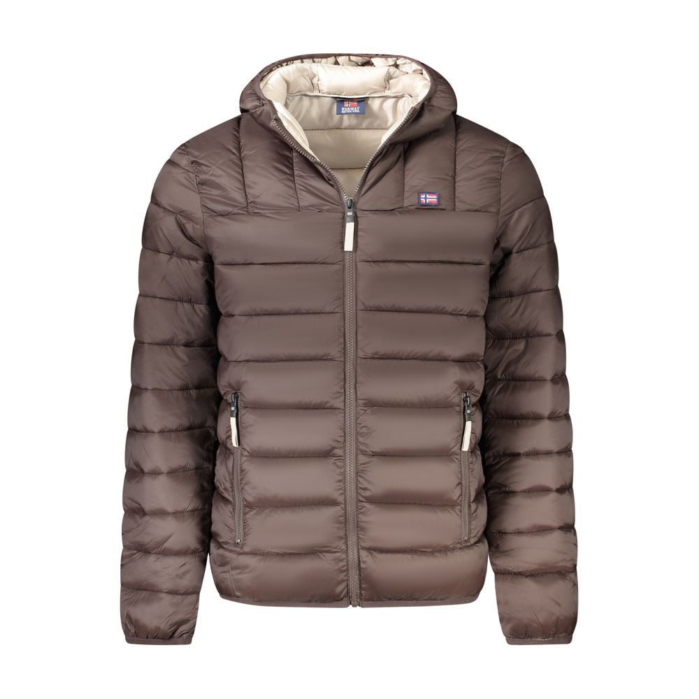 Norway 1963 Brown Polyamide Men Jacket NO-39330-S