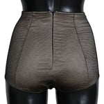 Dolce & Gabbana Bottoms Underwear Beige With Black Net