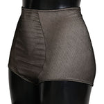 Dolce & Gabbana Bottoms Underwear Beige With Black Net