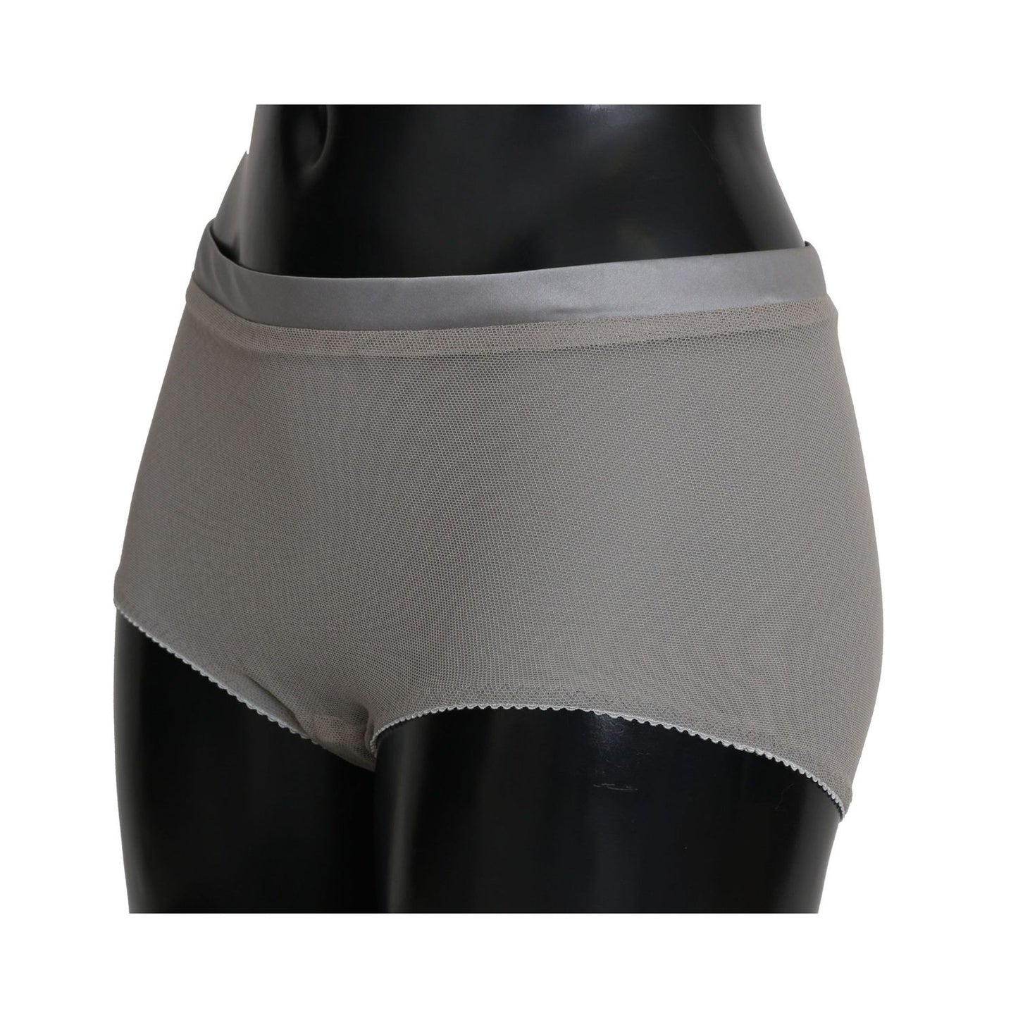 Dolce & Gabbana Underwear Silver With Net Silk Bottoms