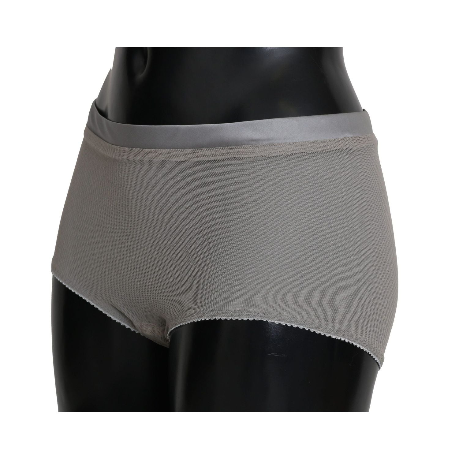 Dolce & Gabbana Underwear Silver With Net Silk Bottoms
