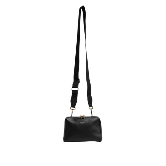 Dolce & Gabbana Black Mediterranean Leather Shoulder Crossbody Bag