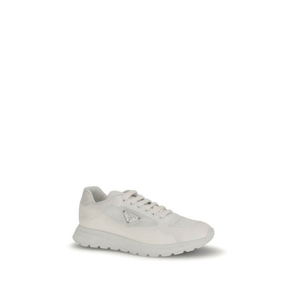 Prada White Rubber Athletic Sneakers