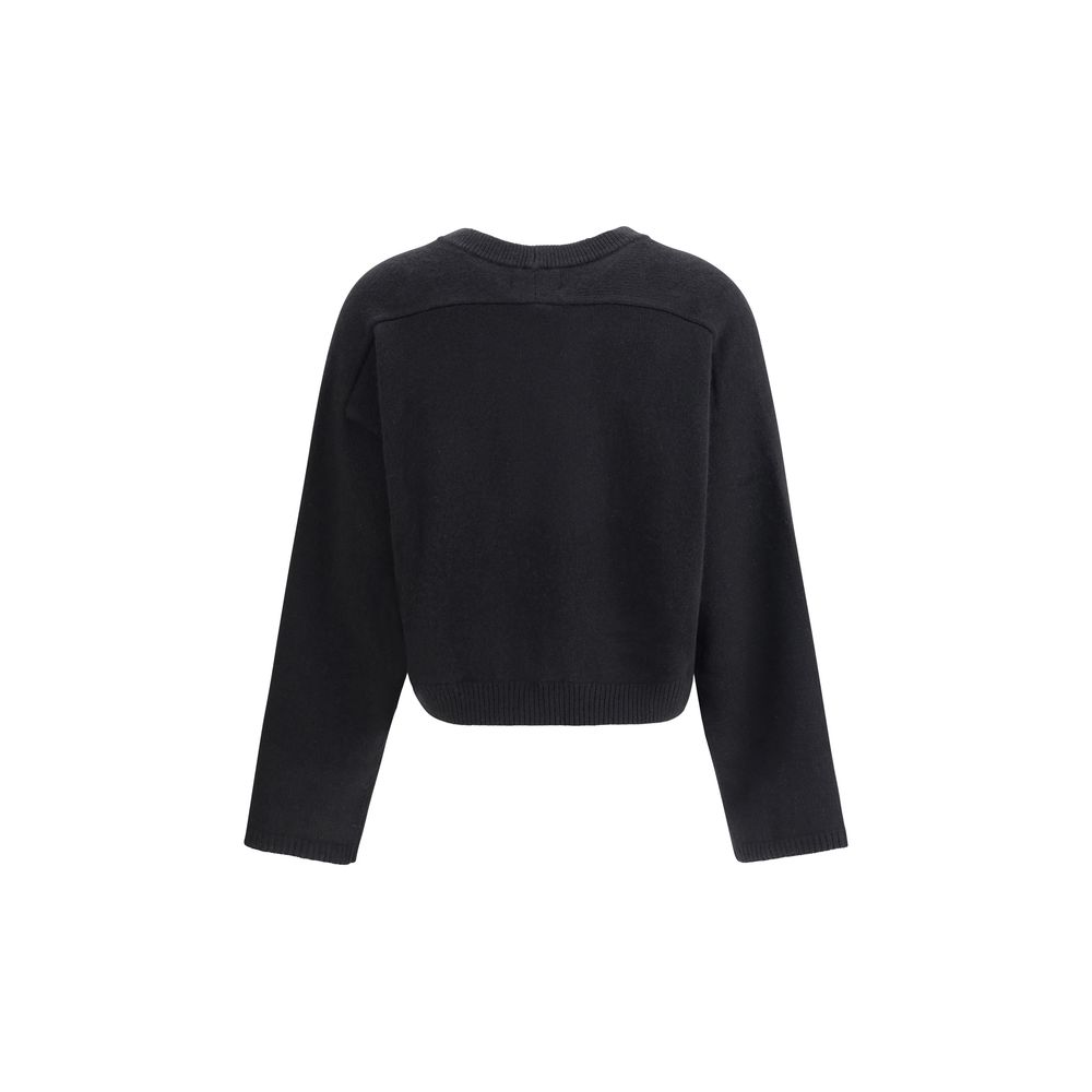 Loulou De Saison Black Wool Sweatshirt