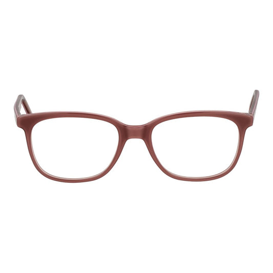 Andy Wolf Pink Unisex Glasses Frame in full-rim acetate with a rose color, rectangle style, size 53-17-140.