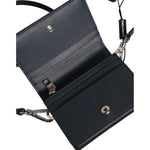 Dolce & Gabbana Beige Black Leather Card Holder Crossbody Men Borse Bag