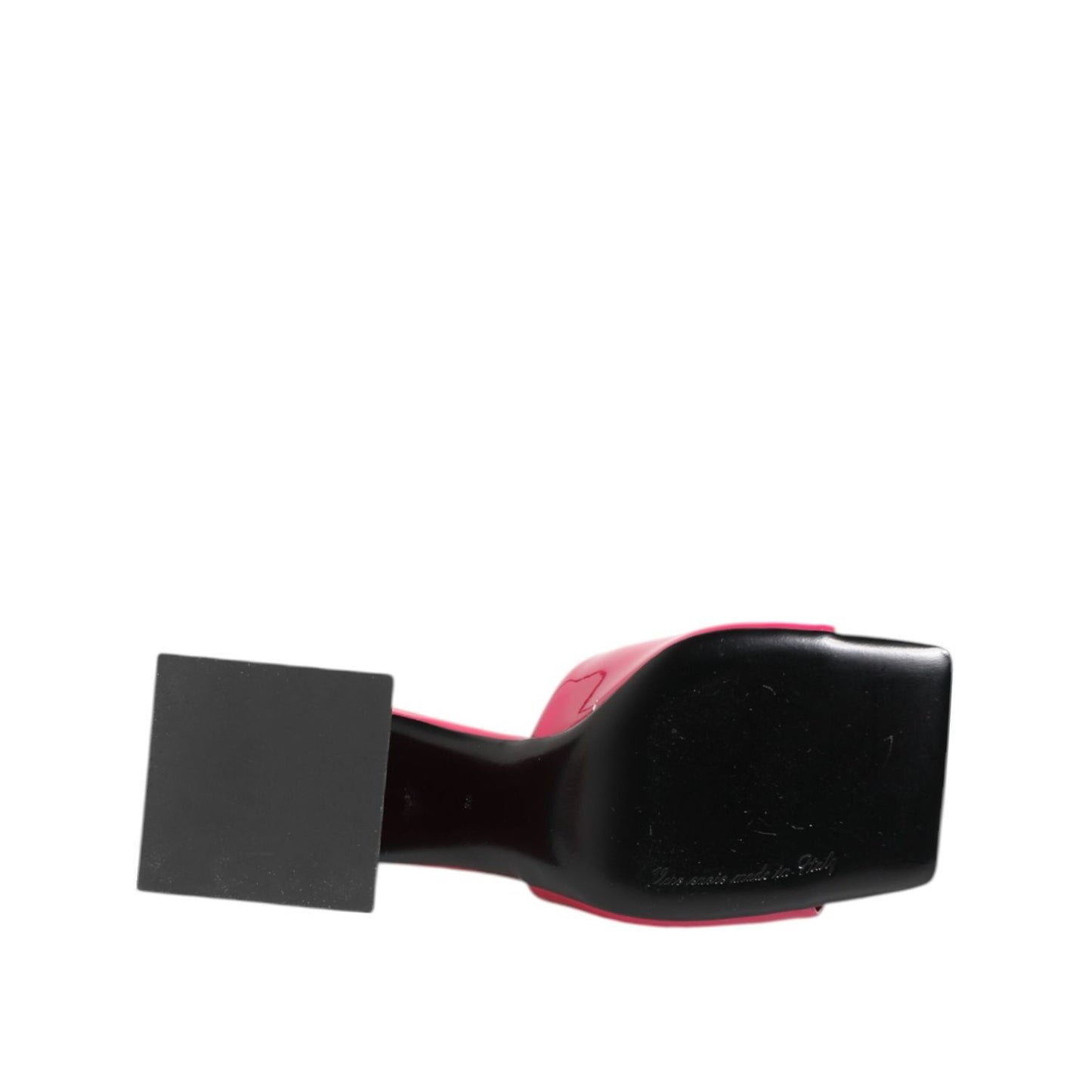 Dolce & Gabbana Pink Open Toe Block Heel Mules Sandals Shoes