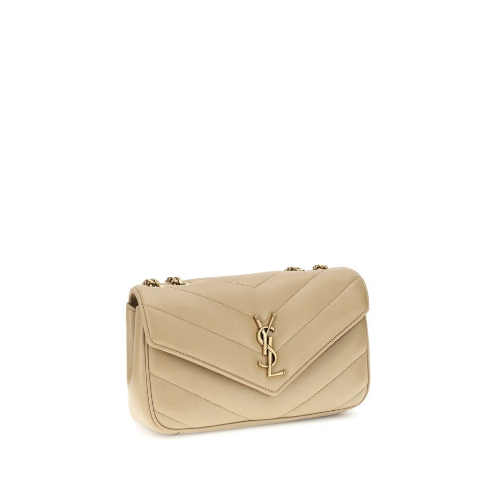 Saint Laurent Beige LouLou Shoulder Bag