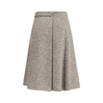 Brunello Cucinelli Virgin wool midi Skirt BR-MG530G3906C6286-IT38 | S