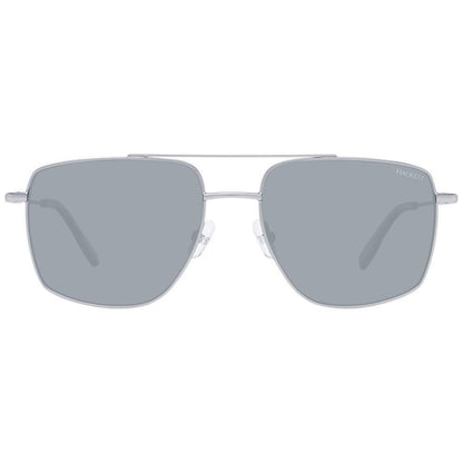 Hackett Gray Metal Sunglasses