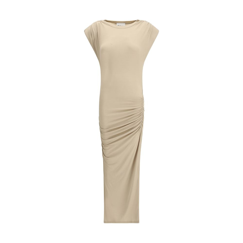 Marant Etoile Draped midi Dress MA-RO0802FAC3K01E23SD-IT36 | XS