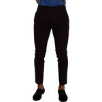 Dolce & Gabbana Bordeaux Cotton Stretch Skinny Trouser PAN72949-44