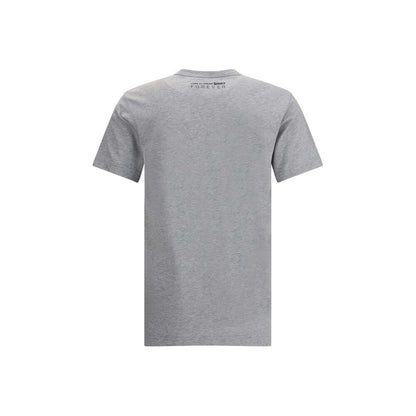 Comme Des Garçons Gray Cotton T-Shirt with back logo, crew neck, short sleeves, AW25 season, made in Turkey, 100% cotton.