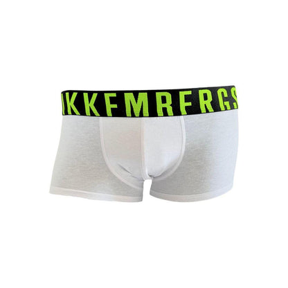 Bikkembergs White Cotton Men Boxer
