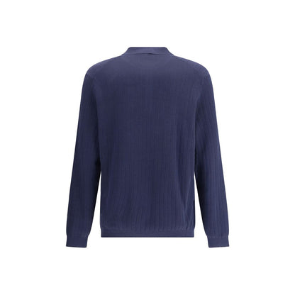 Brunello Cucinelli Blue Cotton Sweatshirt