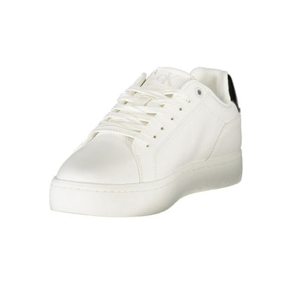 Calvin Klein White Leather Women Sneaker