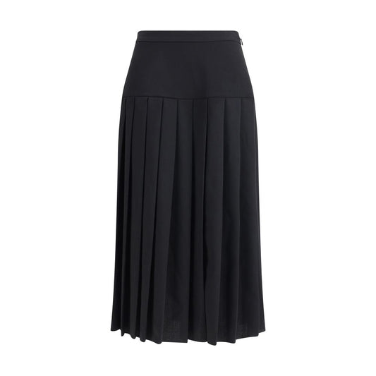Alessandra Rich Pleated midi Skirt AL-FABX42270900-IT42 | L