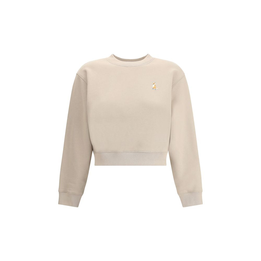 Maison Kitsuné Lady Fox crop Sweatshirt MA-PW00318KM03410303-L