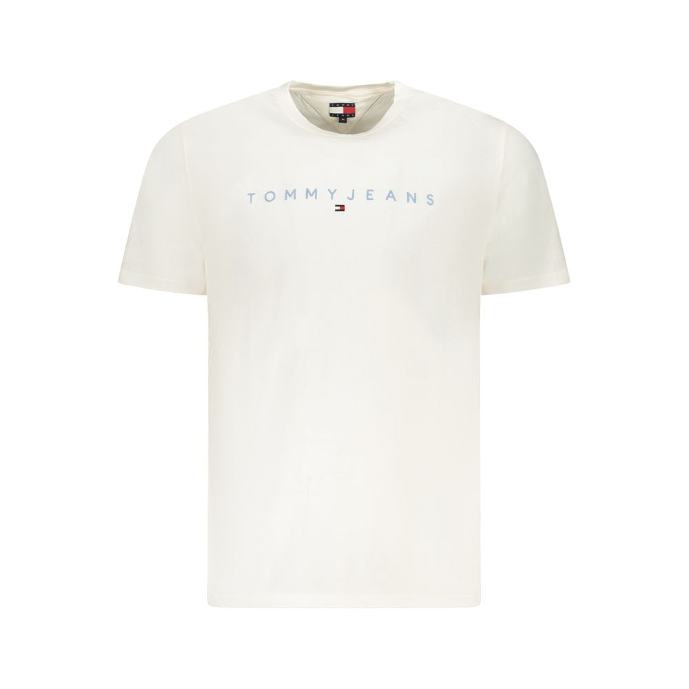 Tommy Hilfiger White Cotton Men T-Shirt TO-39476-S