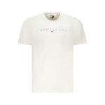 Tommy Hilfiger White Cotton Men T-Shirt TO-39476-S