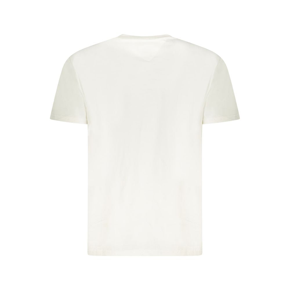 Tommy Hilfiger White Cotton Men T-Shirt TO-39476-S