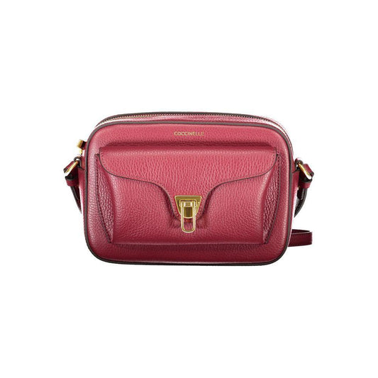 Coccinelle Purple Leather Women Handbag
