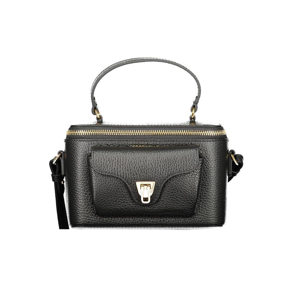 Coccinelle Black Leather Women Handbag CO-39536