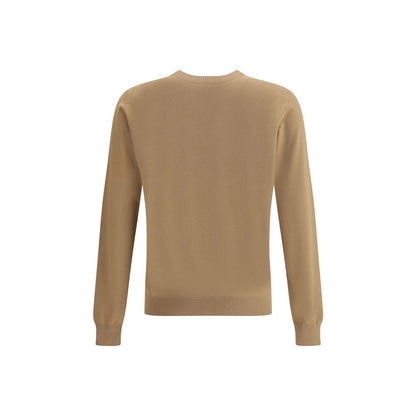 Fendi Beige Fleece Wool Sweatshirt