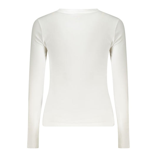 Guess Jeans White Cotton Tops & T-Shirt