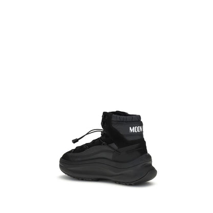 Moon Boot Black Polyester Athletic Sneakers