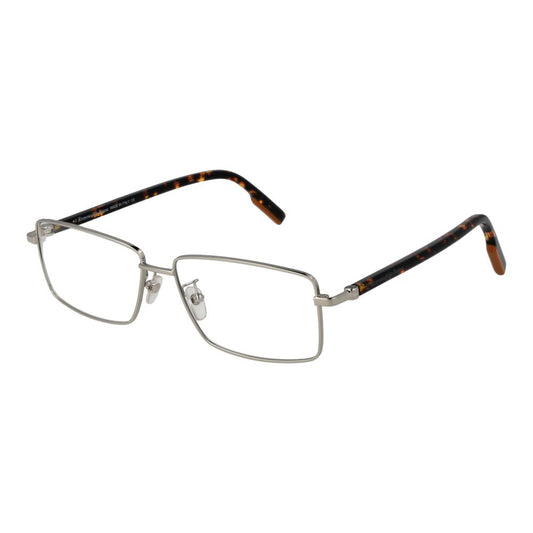 Ermenegildo Zegna Silver Men Glasses Frame