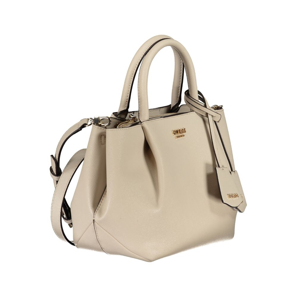 Front view with bag zipped and handles upright.