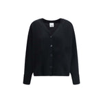 Allude Wool and cashmere Cardigan with front button closure and ribbed hem, perfect for casual elegance and style.
