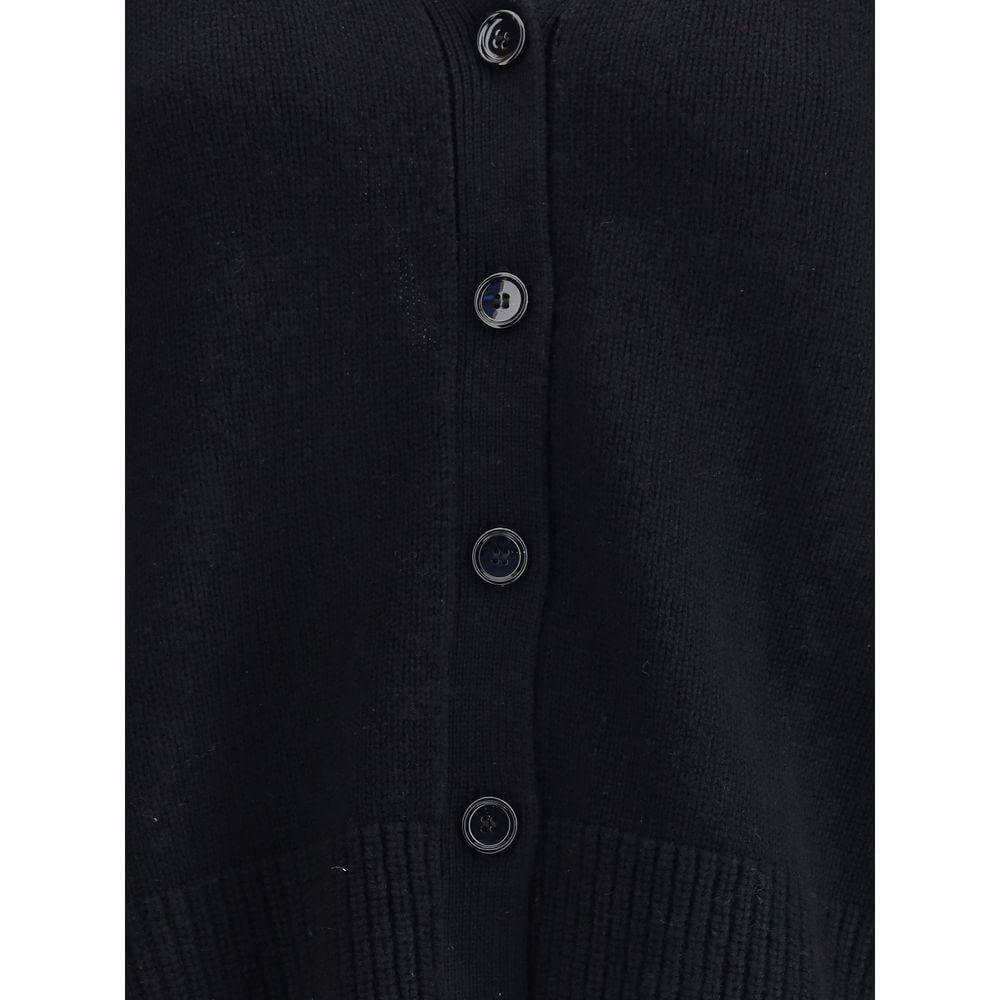 Allude Wool and cashmere Cardigan with button closure, ribbed hem and cuffs for a relaxed, elegant look. Ideal for AW25 style.