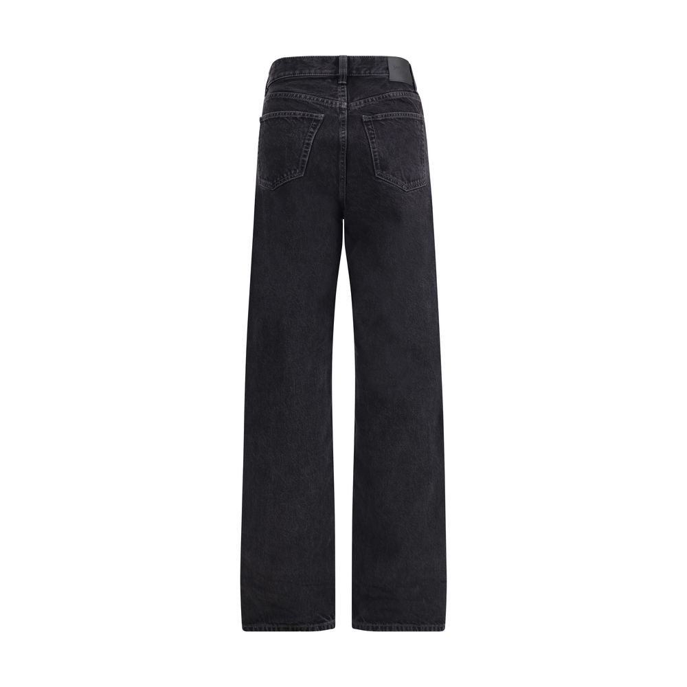Saint Laurent Black Cotton Slim Fit Jeans