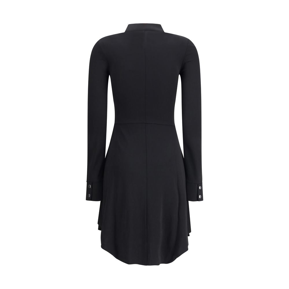 Courrèges Black Viscose Casual Dress