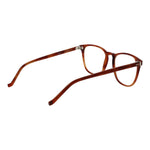Hackett Brown Men Glasses Frame in acetate material, full-rim, square style, demo lenses, 52 mm width, 140 mm frame size, non-spring hinge.