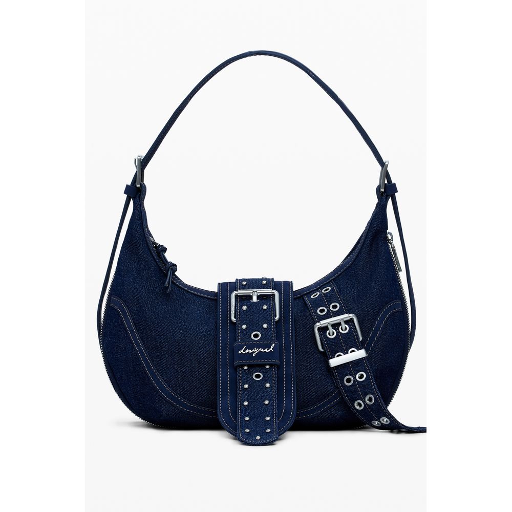 Front view with bag zipped and handles upright.