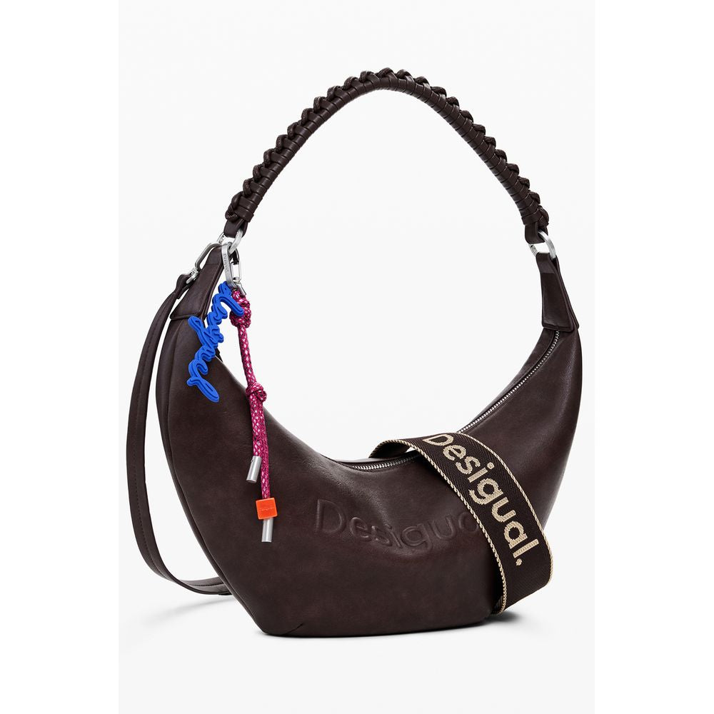Desigual Brown Polyethylene Handbag