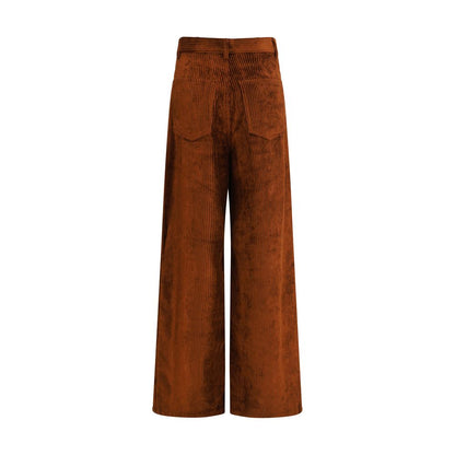 Petar Petrov Brown Cotton Casual Pants