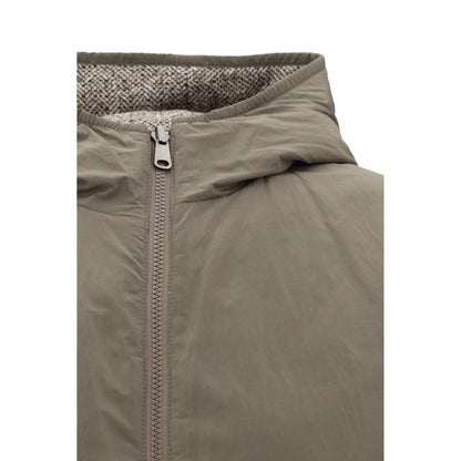 Brunello Cucinelli Brown Fleece Wool Coat